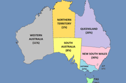Comparing Health Sector Employment and Job Vacancies by Australian State/Territory from 2019-2024